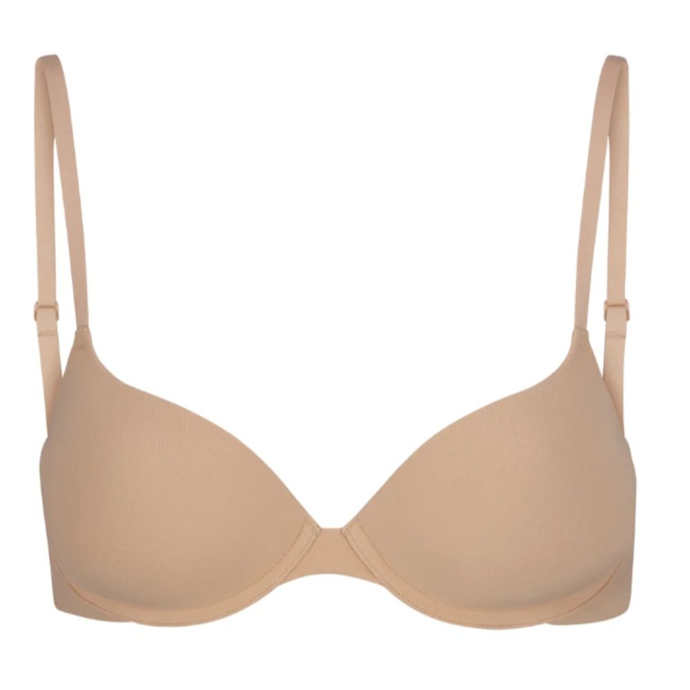 SKIMS FITS EVERYBODY T-SHIRT PUSH UP BRA | CLAY 40DD